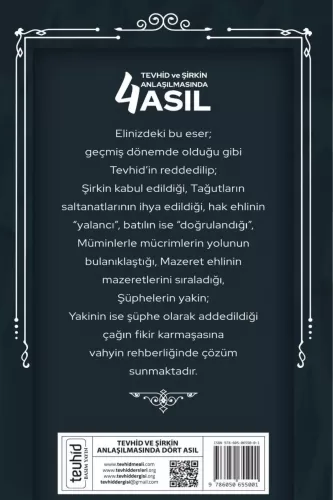 Tevhid ve Şirkin Anlaşılmasında 4 Asıl